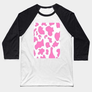 Cow print pink Baseball T-Shirt